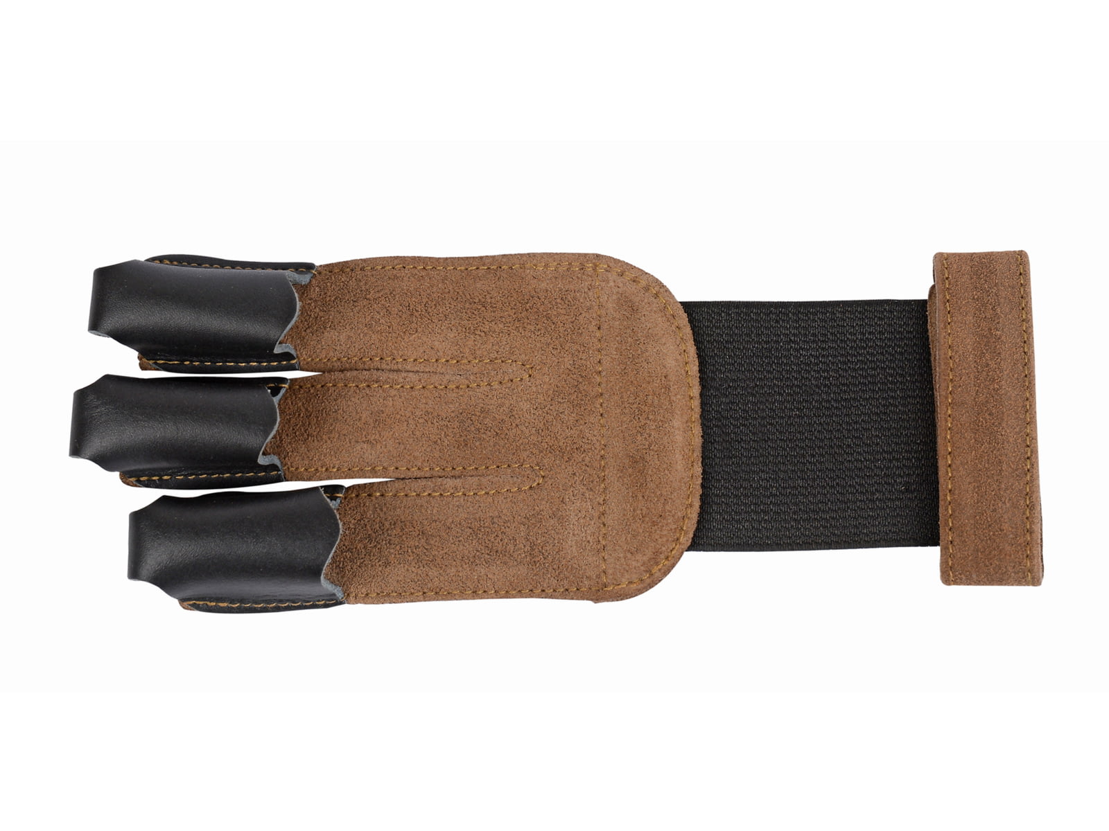 .30-06 Outdoors Tip Shooting 3 Finger Glove - Men's Leather Brown Medium LT3FMD-1