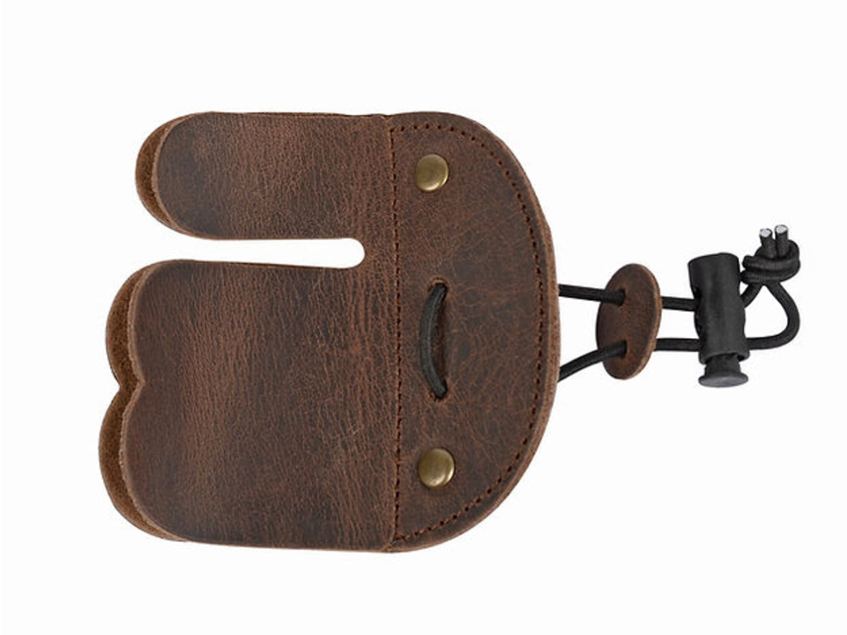 .30-06 Outdoors Quick Release Split Finger Shooting Tab Right Hand Brown Extra Large QRTXL-1
