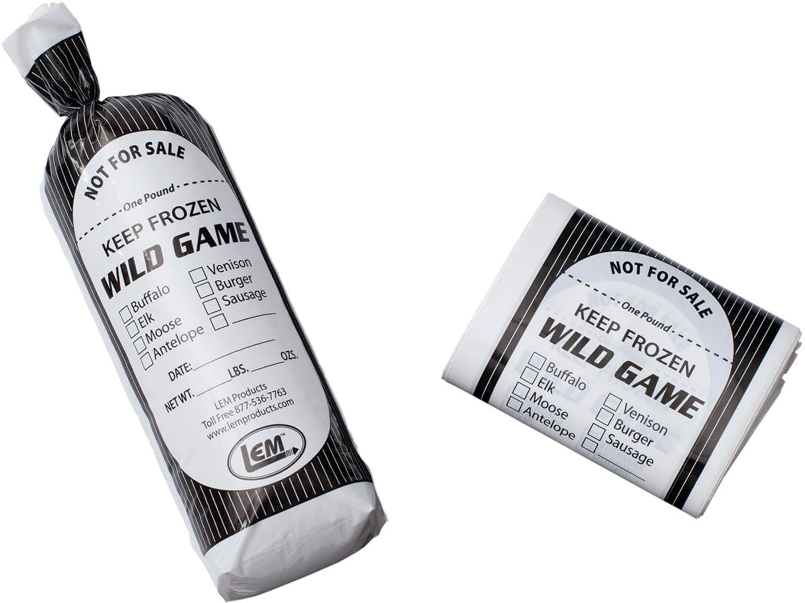 LEM Products 1 lb. Wild Game Bags - 25 count 09FB4C20 LSW040