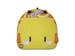 Full Throttle D'Luxe Flocked Two Person Tube Yellow 30210030000217
