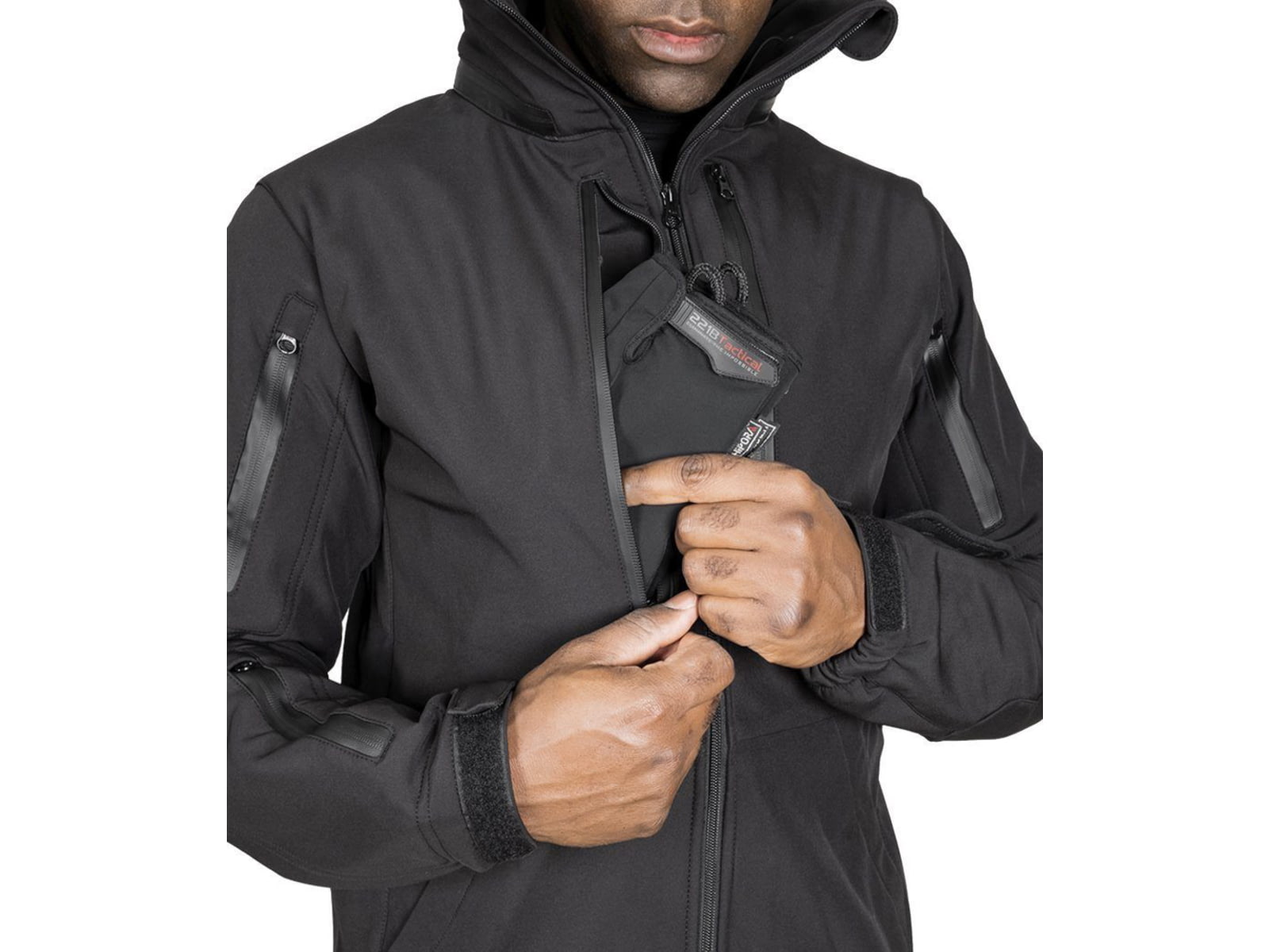 221B Tactical Tradecraft Tactical EDC/CCW Jacket 2.0 Only - Men's Medium Black