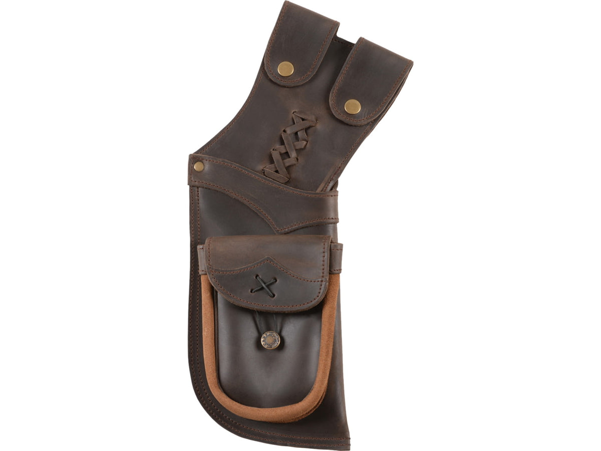 .30-06 Outdoors Torah Hip Quiver Pure Leather Left Hand Brown TORAHLH-1