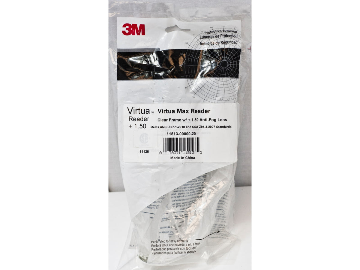 3M Lens Virtua Clr +1.5 Diopter 11513-00000-20 Each