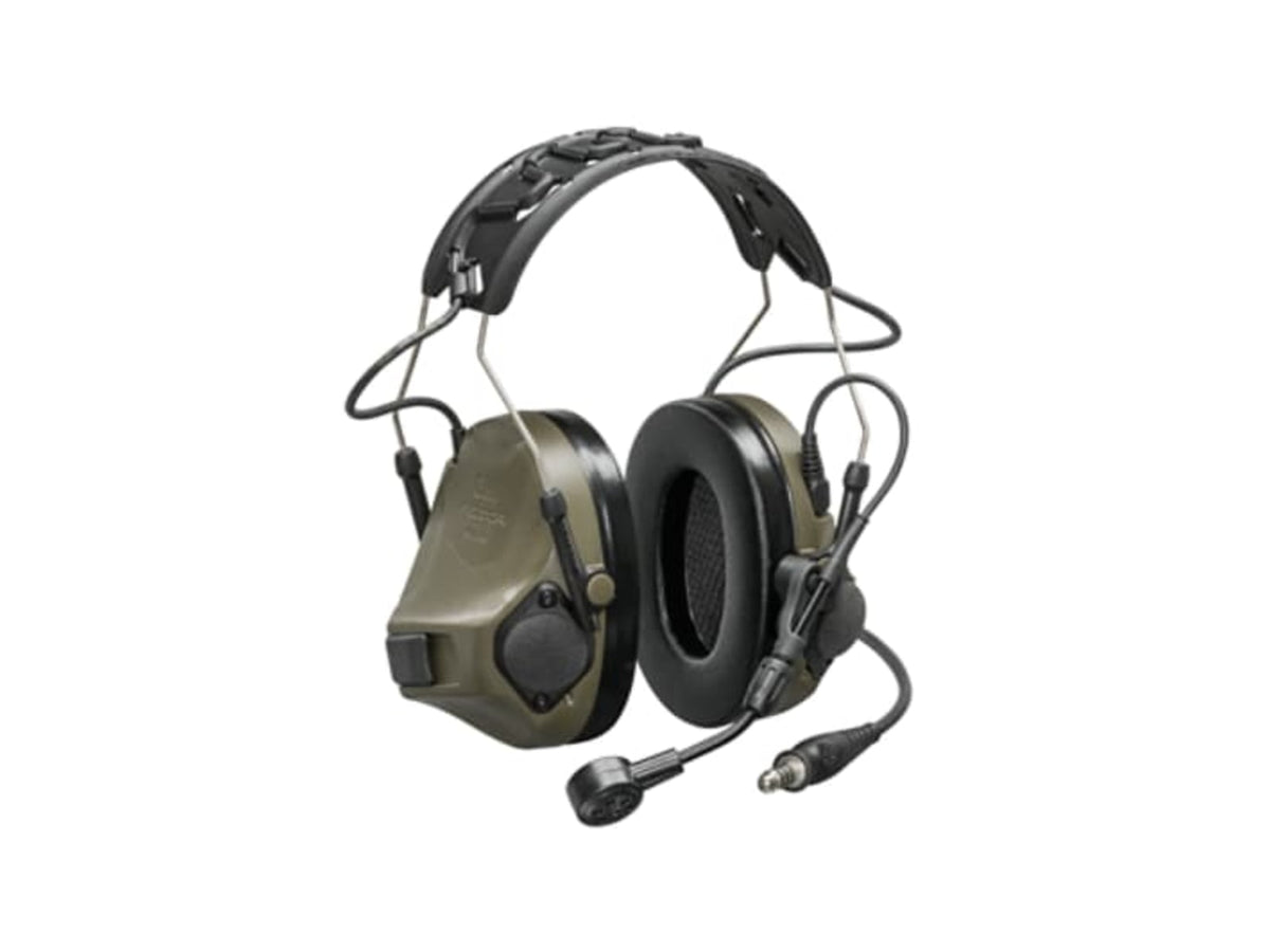 3M Peltor Comtac VIII Single Comm Headset Nexus 4-Con OD Green MT14H418A-47 GN