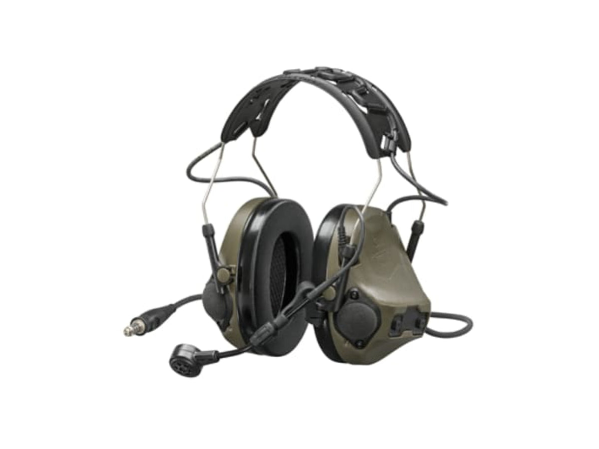 3M Peltor Comtac VIII Single Comm Headset Nexus 4-Con OD Green MT14H418A-47 GN