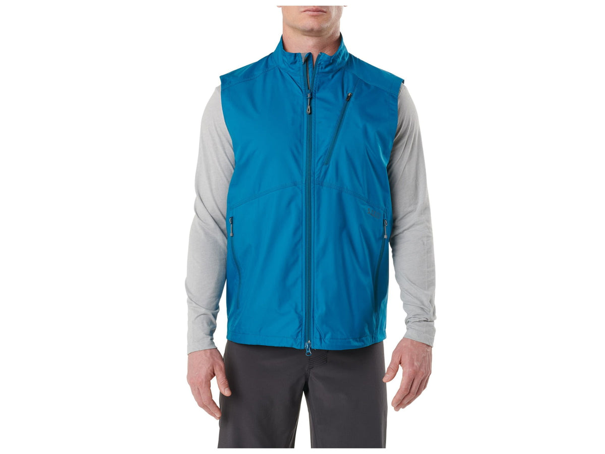 5.11 Tactical Cascadia Windbreaker Vest - Mens Lake S 80024-778-S