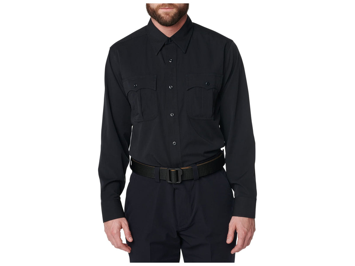 5.11 Tactical Class A Flex-tac Poly/wool Twill L/s Midnight Navy - 72487T-750-3XL
