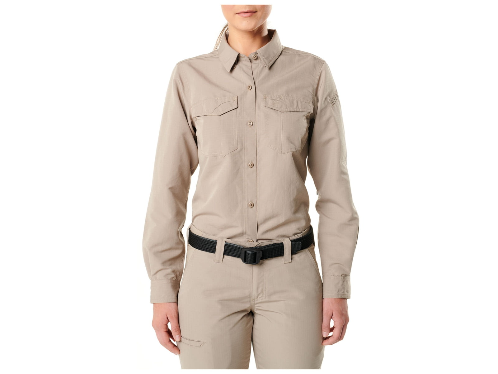 5.11 Tactical Fast-Tac L/S Shirt - Womens Khaki XS