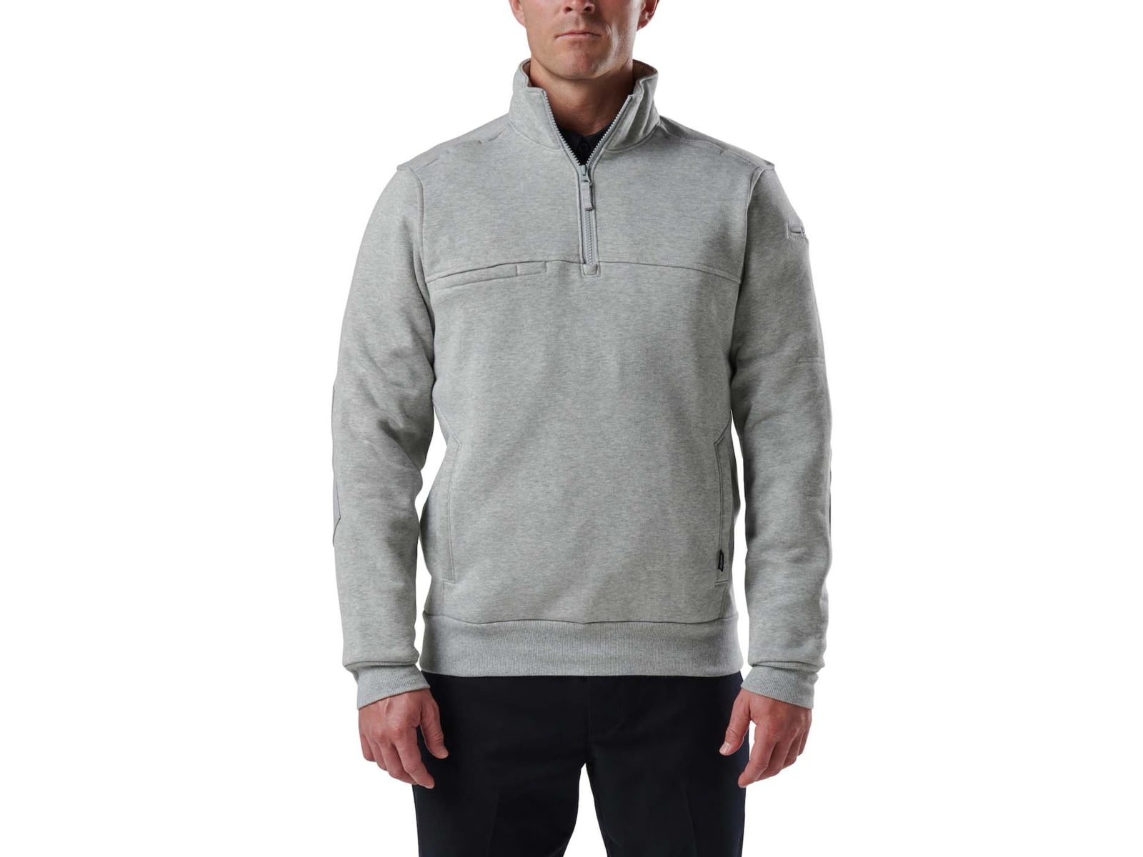 5.11 Tactical Job Shirt 1/4 Zip 2.0 - Men's Heather Gray Tall 5XL