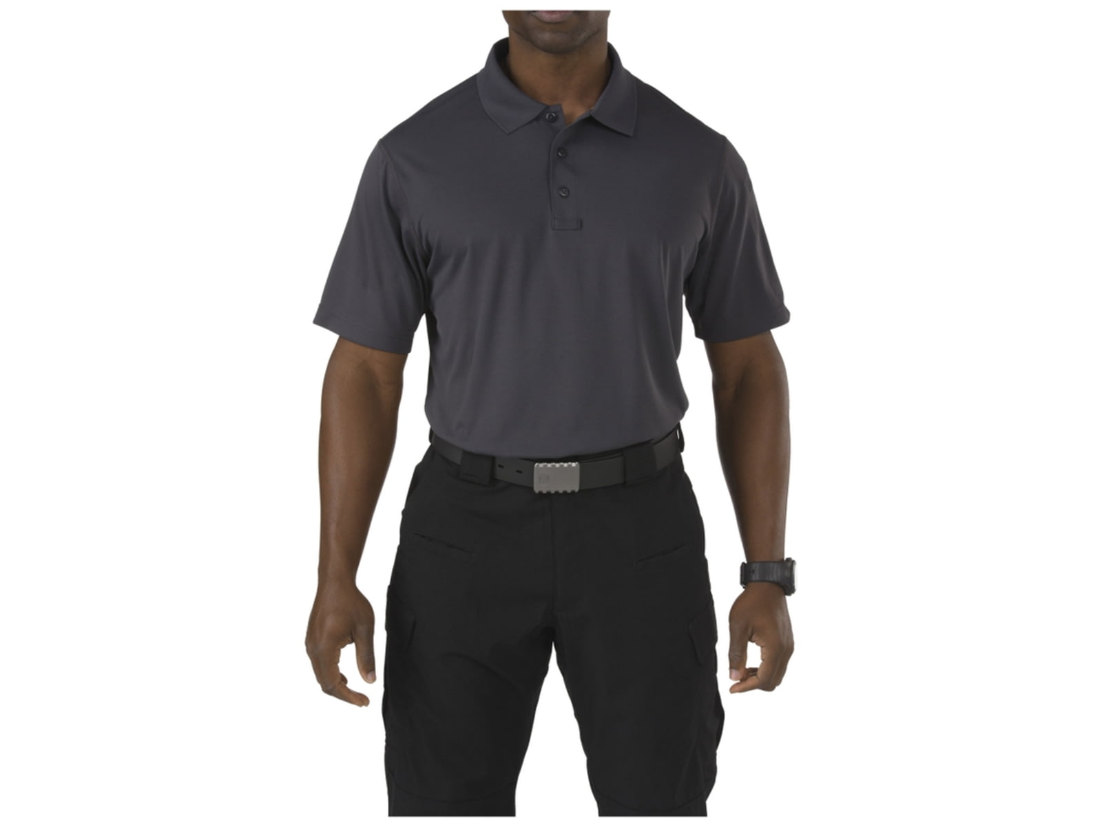 5.11 Tactical Corporate Pinnacle Polo - Mens Charcoal M 71057-018-M