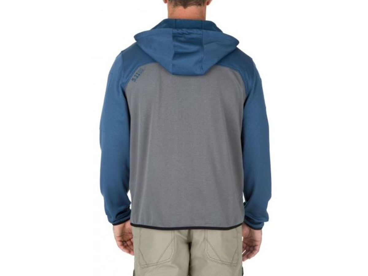 5.11 Tactical Mens Reactor Full Zip Hoodie 2.0 Storm S 72439-092-S