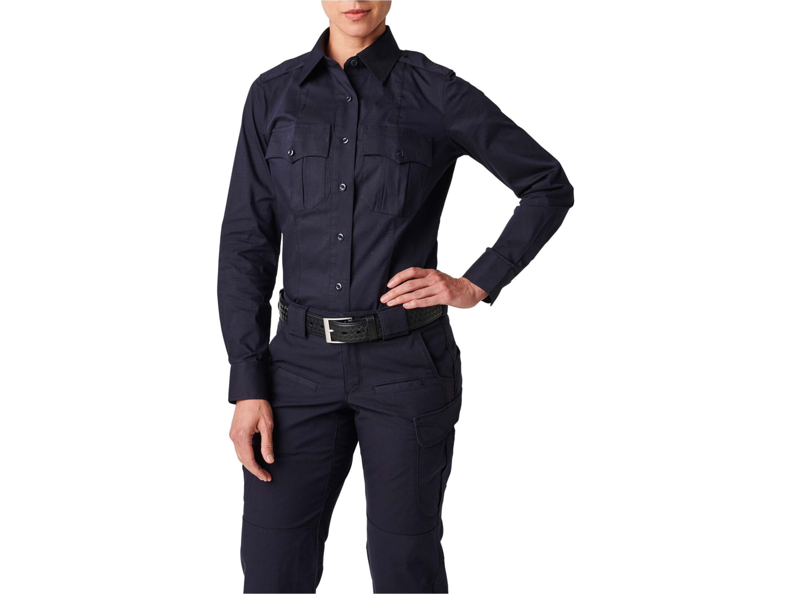 5.11 Tactical NYPD Stryke Ripstop L/S Shirt - Womens NYPD Navy 4