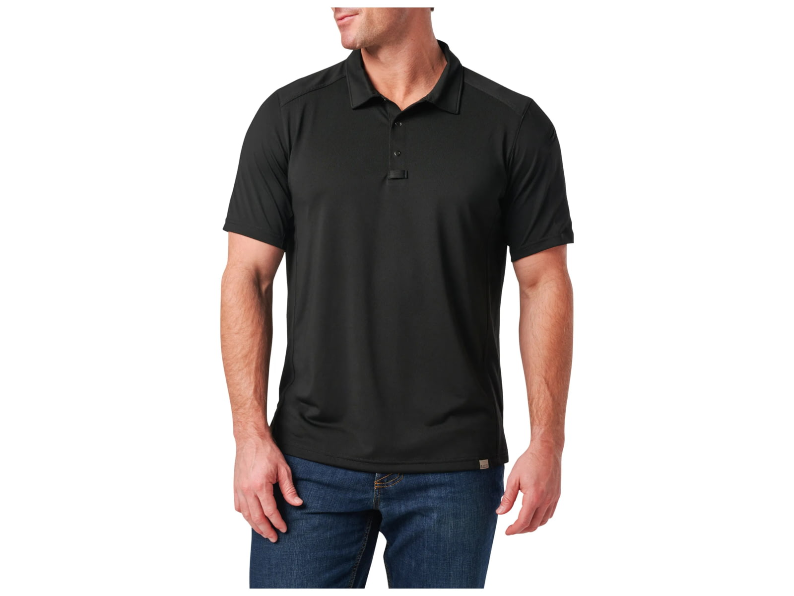 5.11 Tactical Paramount Crest Polo - Men's Black Medium 41298-019-M