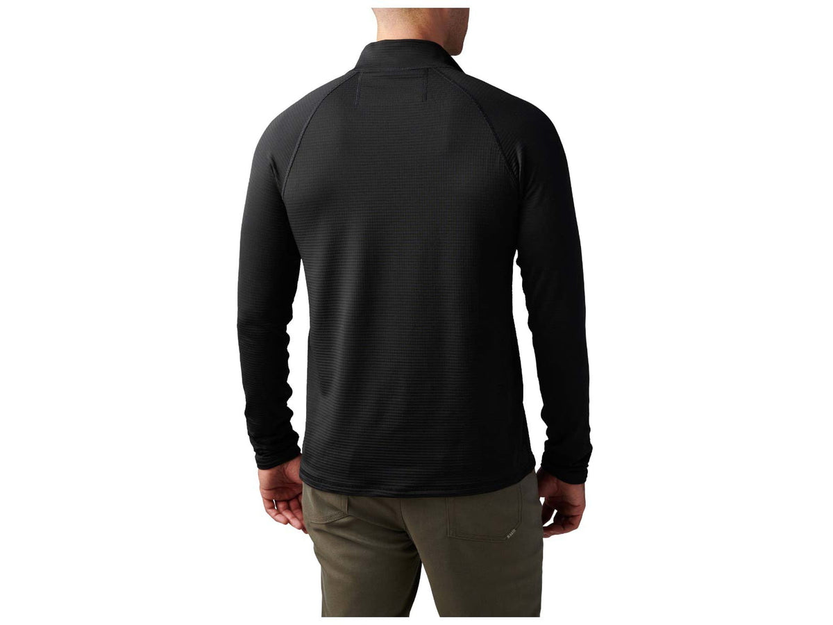 5.11 Tactical Stratos 1/4 Zip Midlayer - Men's Black 2XL