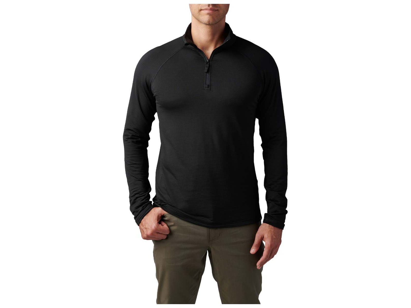 5.11 Tactical Stratos 1/4 Zip Midlayer - Men's Black 2XL
