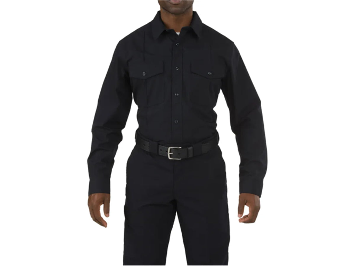 5.11 Tactical Stryke Pdu Mn Ls Sht Cl A Midnight Navy 72073ABR-750-M-R
