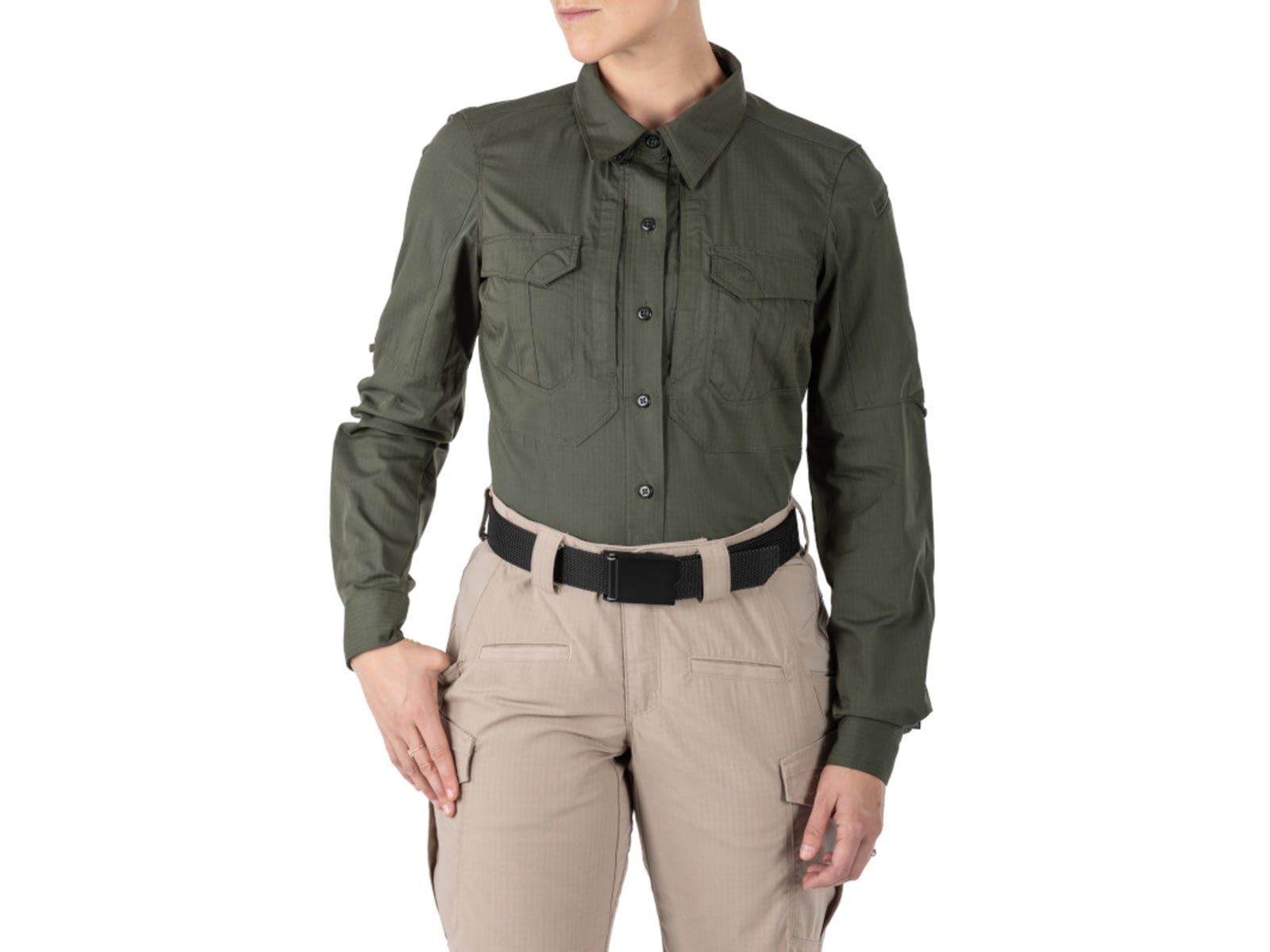 5.11 Tactical Stryke L/S Shirt - Womens TDU Green XL