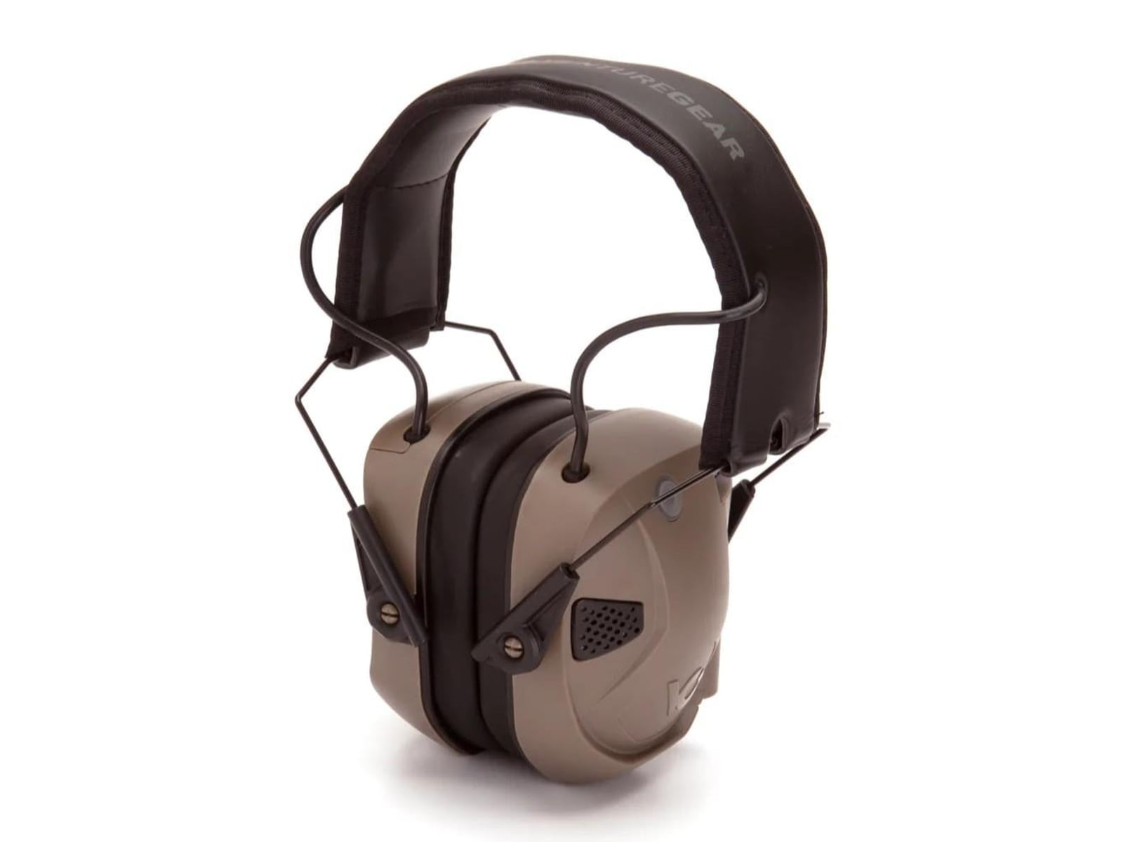 Pyramex Amp BT Electronic Earmuff 26dB Tan with Bluetooth FF28A424 PIVGPME31BT