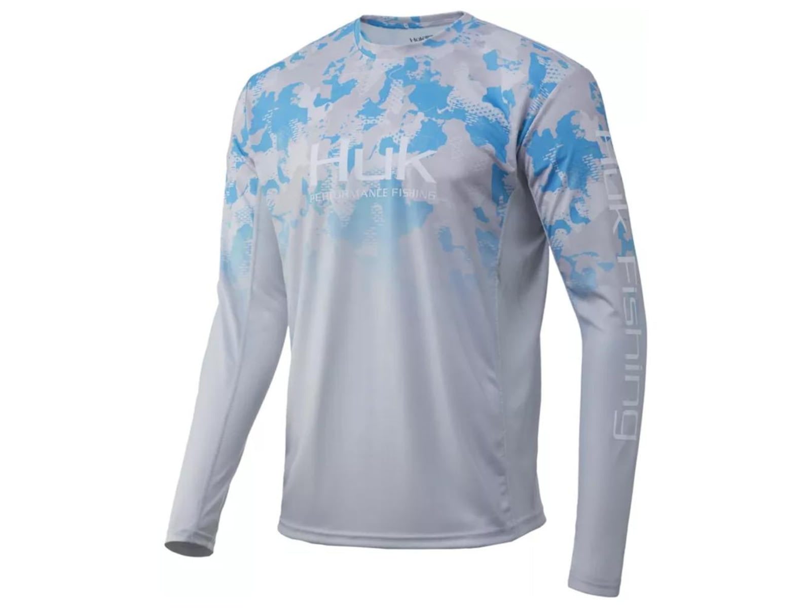 HUK Performance Fishing Icon X KC Refraction Camo Fade - Men's Inshore Small H1200288-337-S