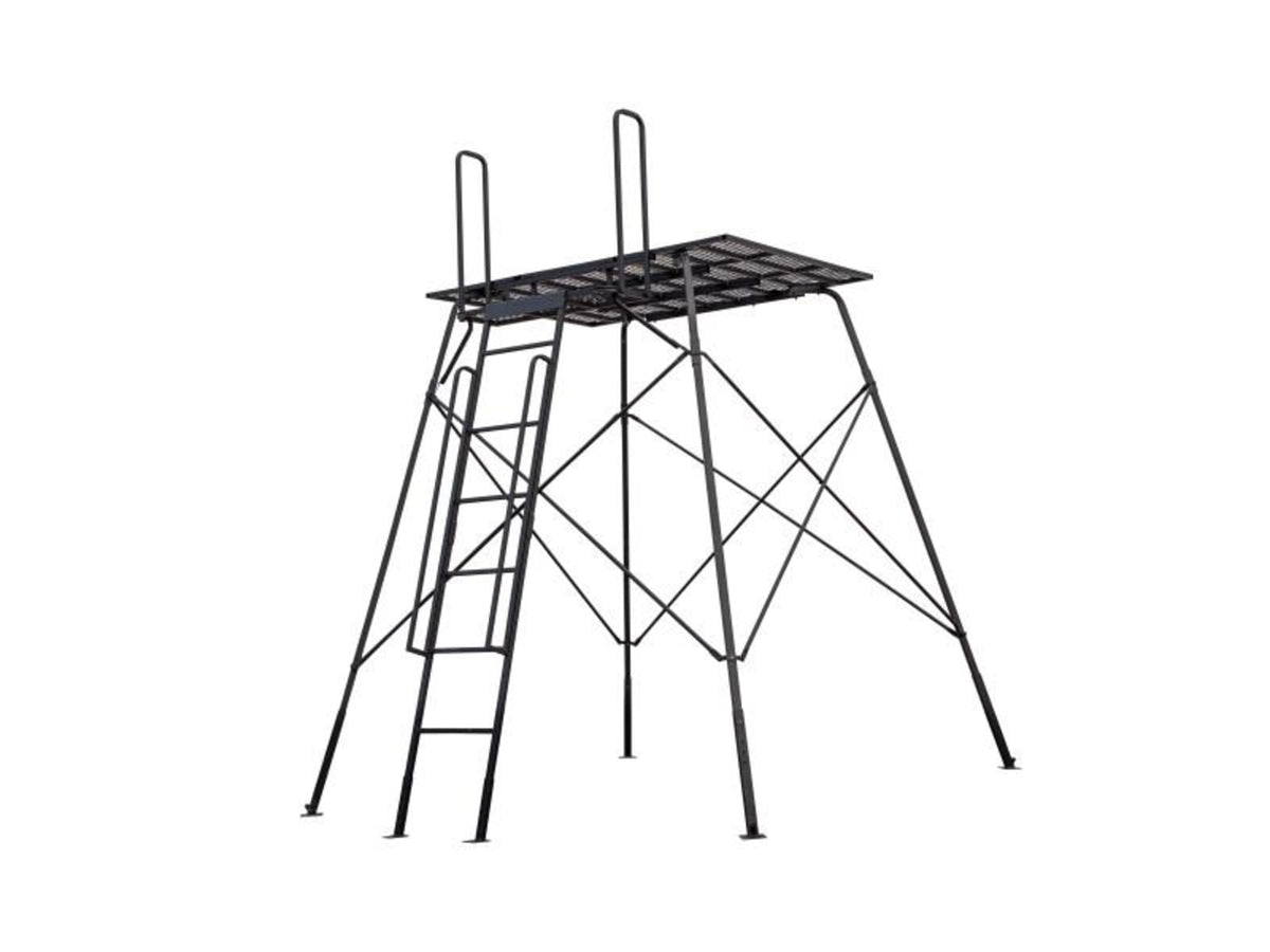 Barronett Blinds Rivers Edge Landmark 550 Tower Blind Stand 8 ft QRLM550T