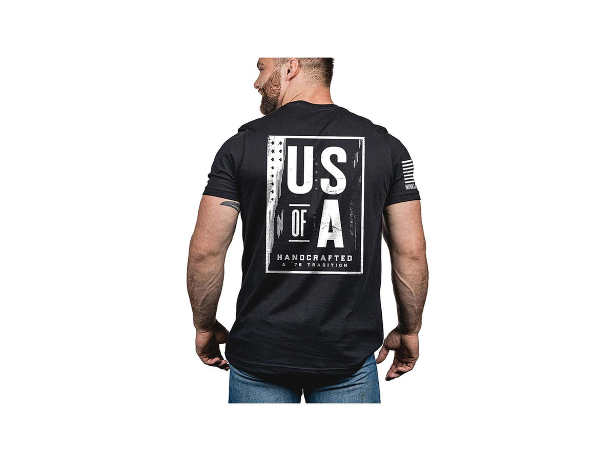 Nine Line USofA T-Shirt - Men's Opaque Black Small USOFATSBLACKS