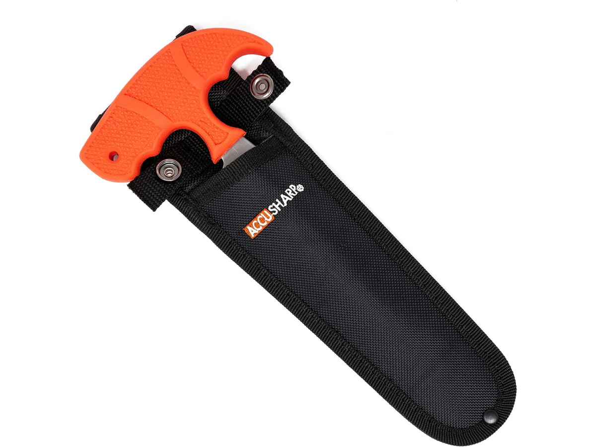 AccuSharp 6in Bone Saw Stainless Steel Blade/ Blaze Orange T-Shaped Handle 730C