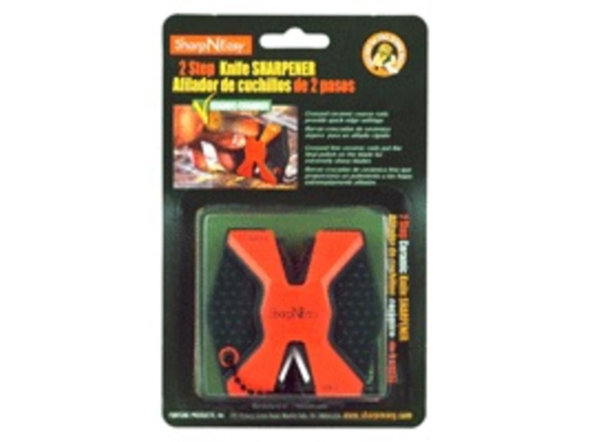 AccuSharp Model 336C SharpNEasy Knife Sharpener Course and Fine Rods Orange 336C