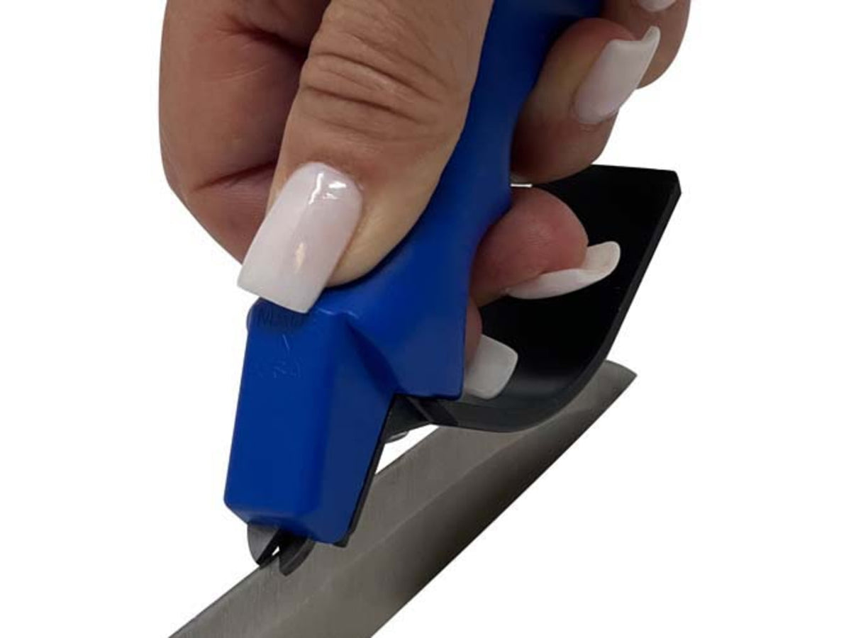 AccuSharp Knife SharpenerBlue Handle Diamond-Honed Carbide Blade 1002C
