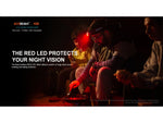 Acebeam H30 1 x 21700 CREE XHP70.2 LED Rechargeable Headlamp 4000 Lumens Cool White/ Green/ Red Black H30 R+G -CW