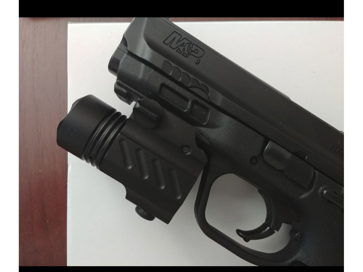 ADE Advanced Optics Ultra Compact Tactical LED Flashlight Black PS200-A