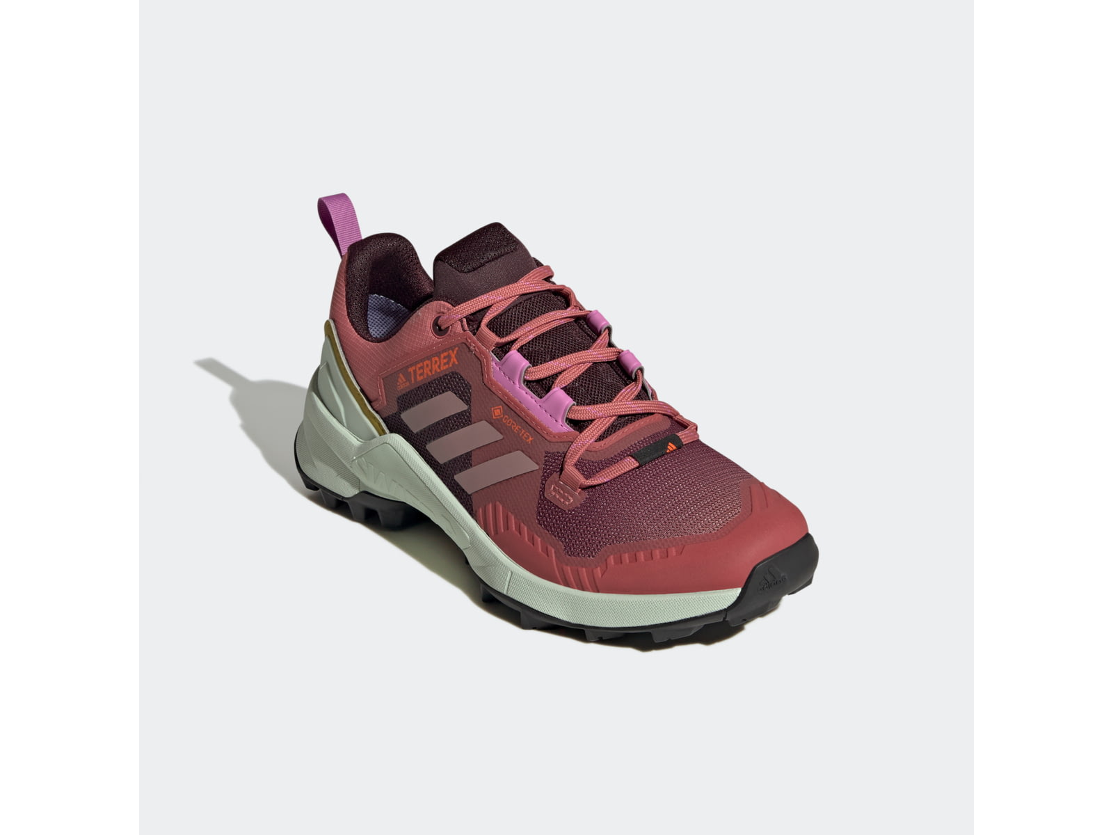 USED Adidas Terrex Swift R3 GTX Hiking Shoes - Women's Wonder Red/Wonder Oxide/Pulse Lilac
