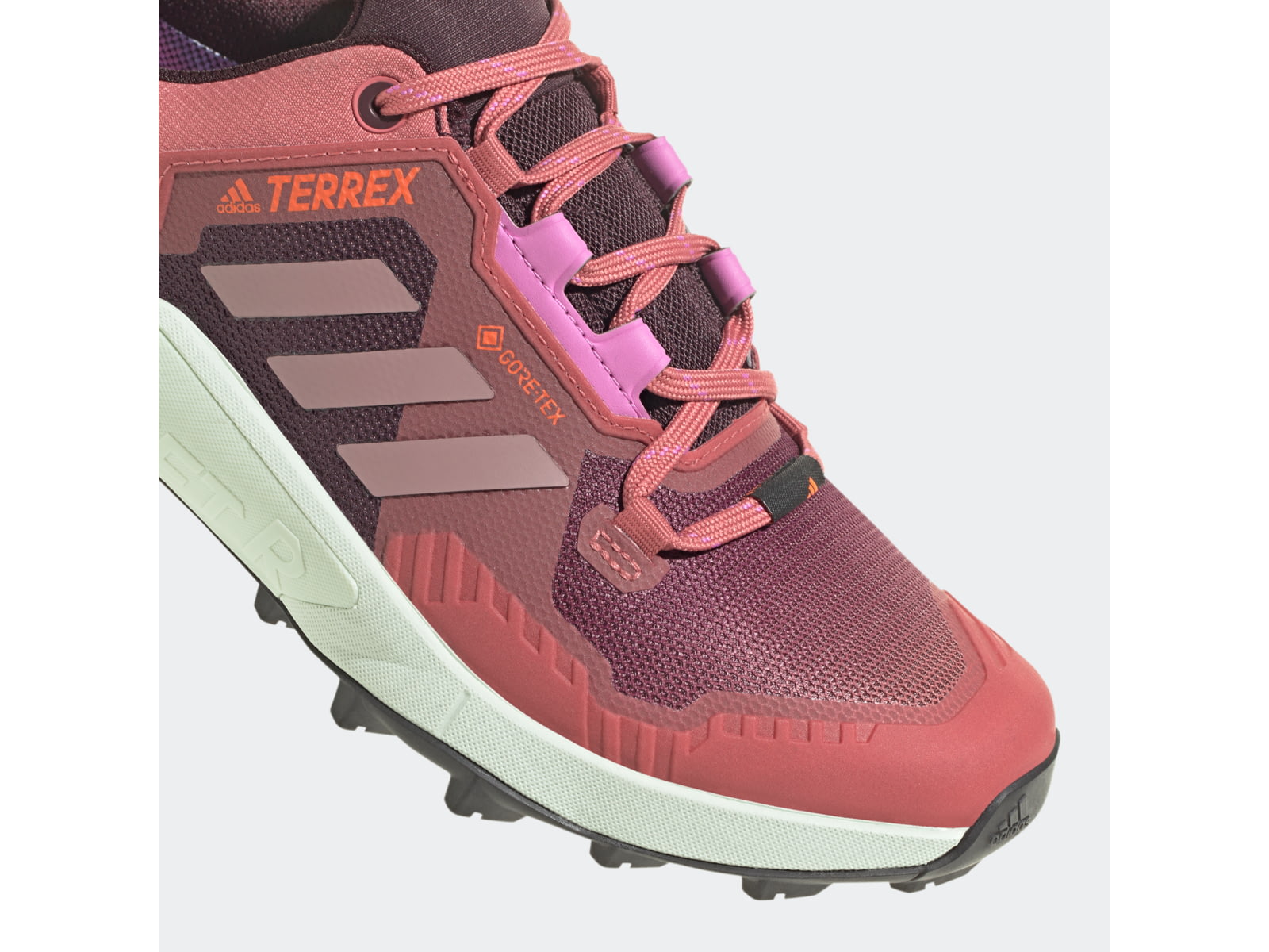 USED Adidas Terrex Swift R3 GTX Hiking Shoes - Women's Wonder Red/Wonder Oxide/Pulse Lilac