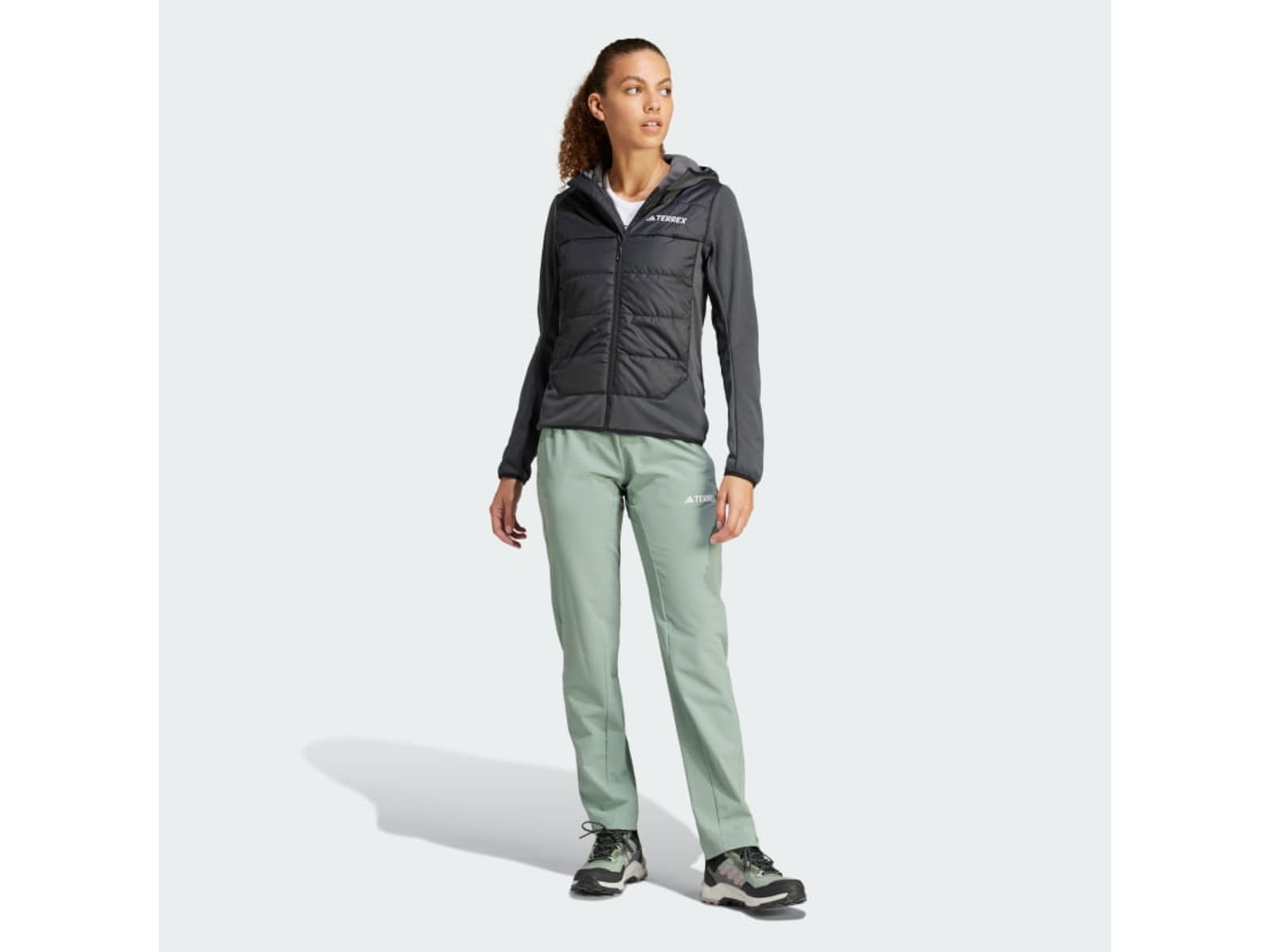 Adidas Terrex IR7882 W MULTI HYB JKT BLACK Womens BLACK