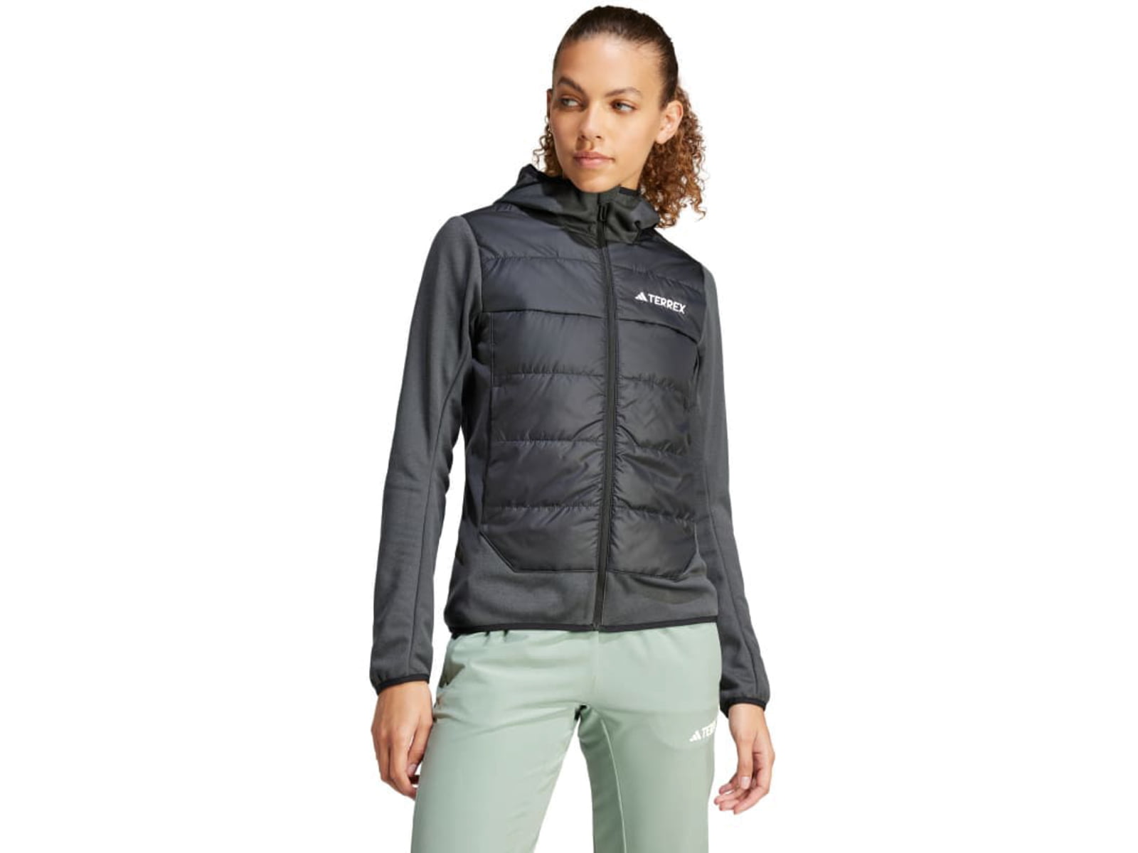 Adidas Terrex IR7882 W MULTI HYB JKT BLACK Womens BLACK