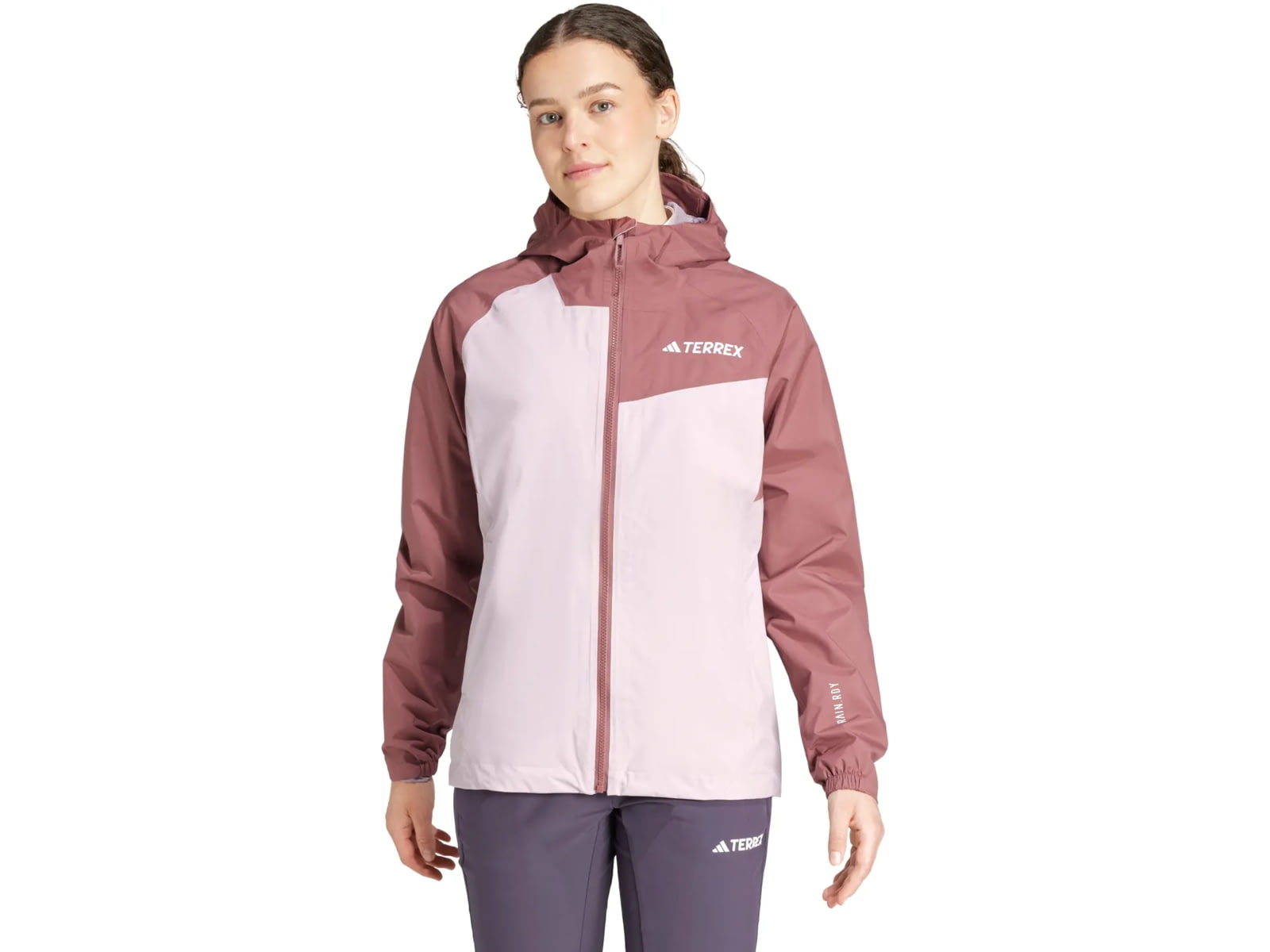 Adidas Terrex JG8892 W MT 2L RAIN JK Womens PRLOFI/QUICRI XL