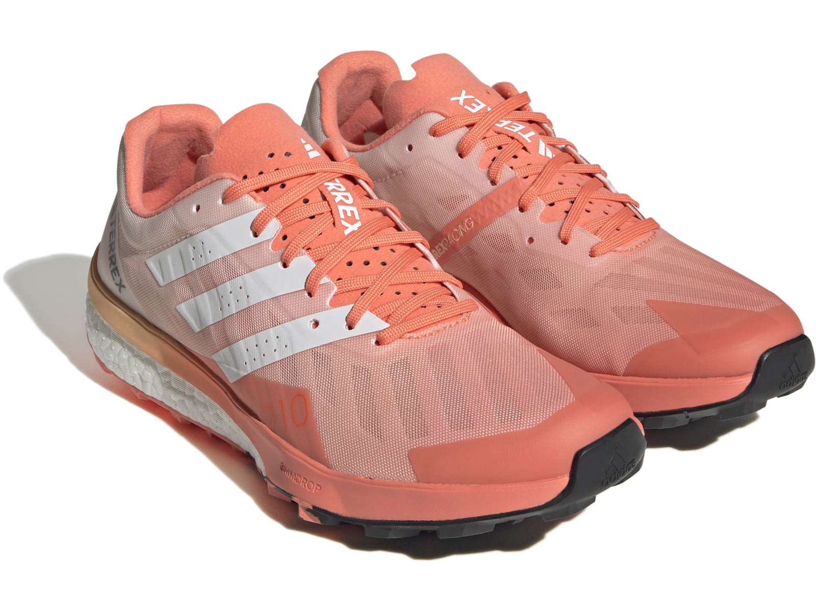 Adidas Terrex Speed Ultra Trail Running Shoes - Women's Coral Fusion/Crystal White/Core Black 8.5 US