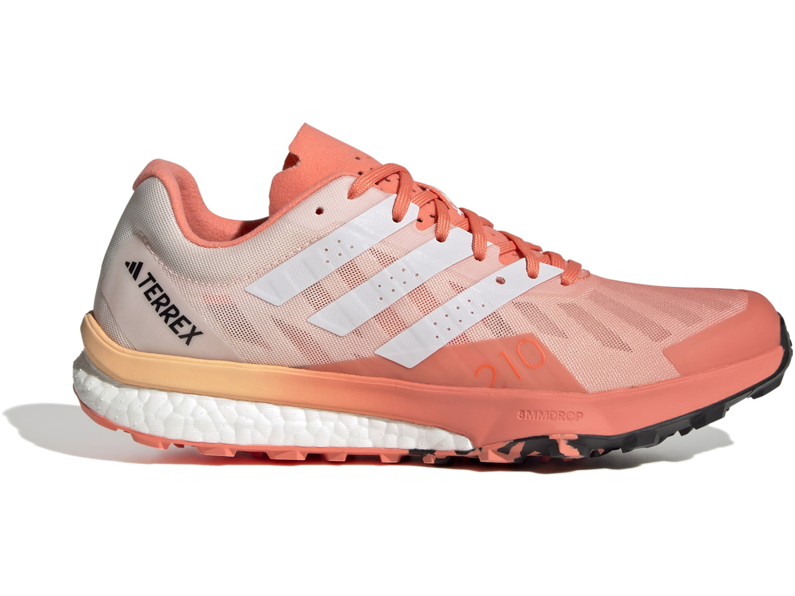 Adidas Terrex Speed Ultra Trail Running Shoes - Women's Coral Fusion/Crystal White/Core Black 8.5 US