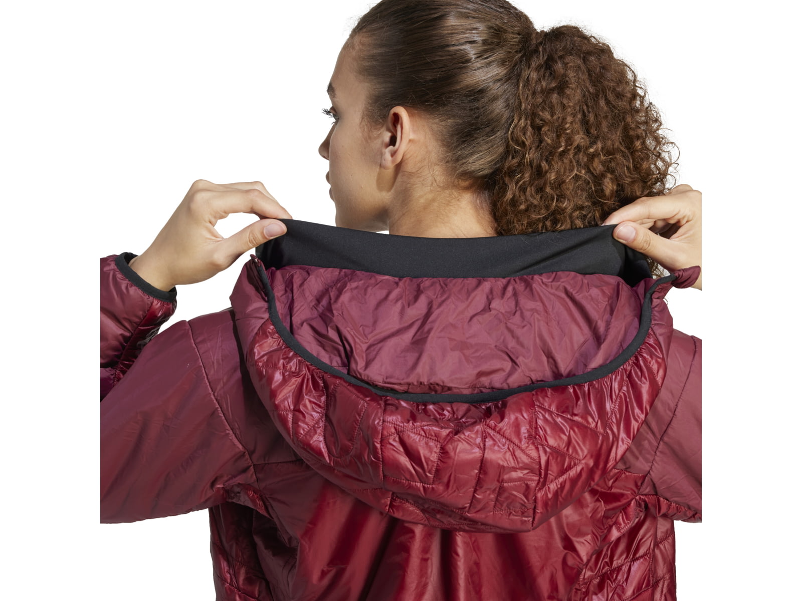 Adidas Terrex Xperior Varilite PrimaLoft Hooded Jacket - Women's Shadow Red