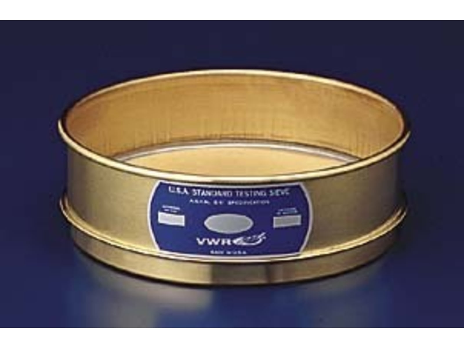 VWR Testing Sieves All Brass 20BB8F Full Height
