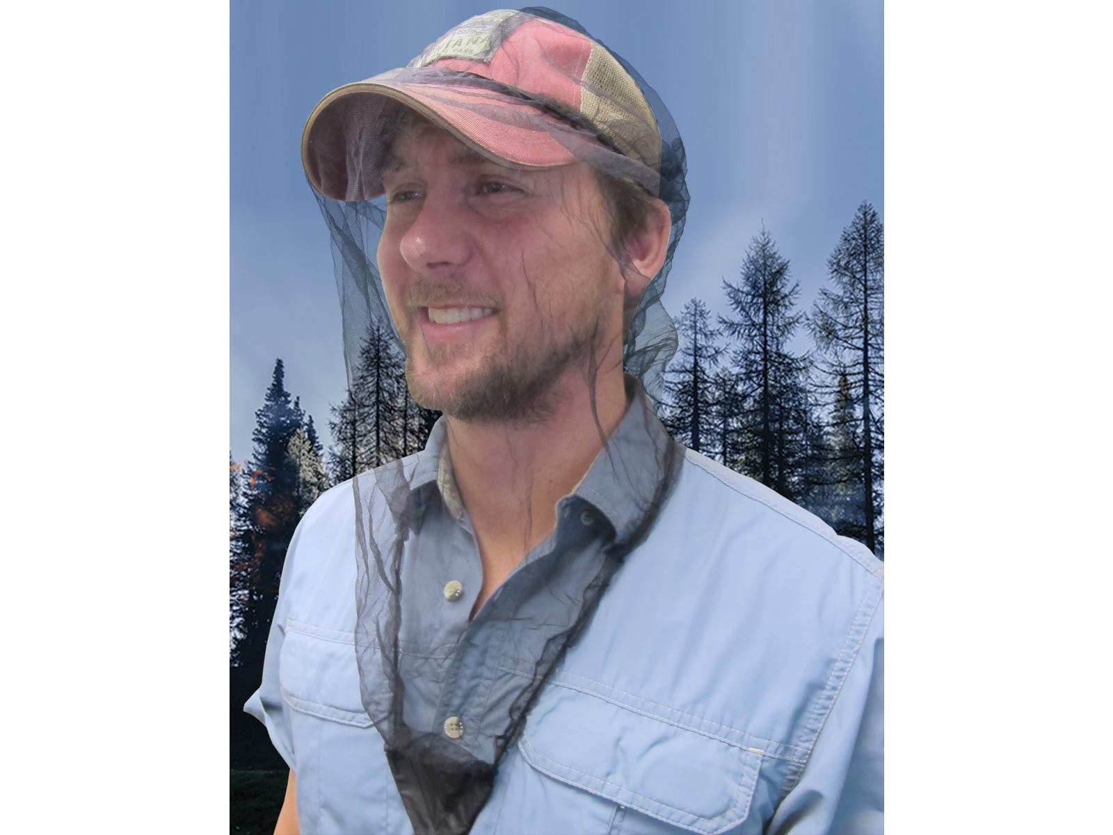 Ben's InvisiNet Head Net Orange 0006-7200