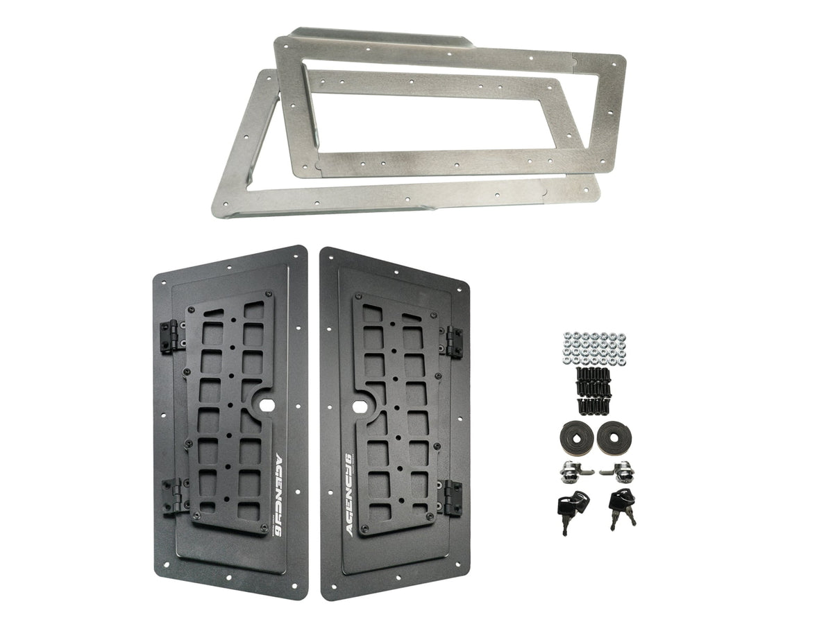 Agency 6 144in Wheelbase Sprinter Lock Box Black SprinterBox 144