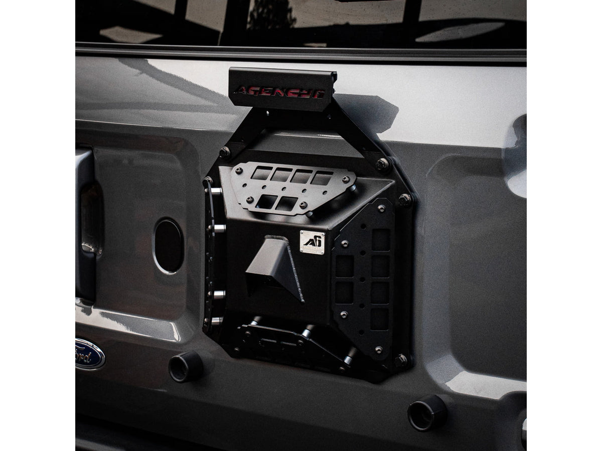 Agency 6 Ford Bronco Tire Delete Kit Black Bronco Tire Delete Kit