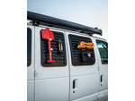 Agency 6 Ford E350 Passenger Side Window GRIDS Left Barn Door Black GRIDS-E350 Pass Mid