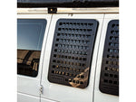 Agency 6 Ford E350 Passenger Side Window GRIDS Left Barn Door Black GRIDS-E350 Pass Mid