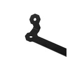 Agency 6 License Plate Mount for Bronco Spare Tire Delete Black Bronco Lic Plate