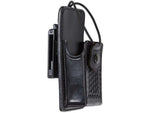 Aker Leather Swivel Radio Holder Motorola XTS 3000 Basketweave Black A588-BW-XTS3000