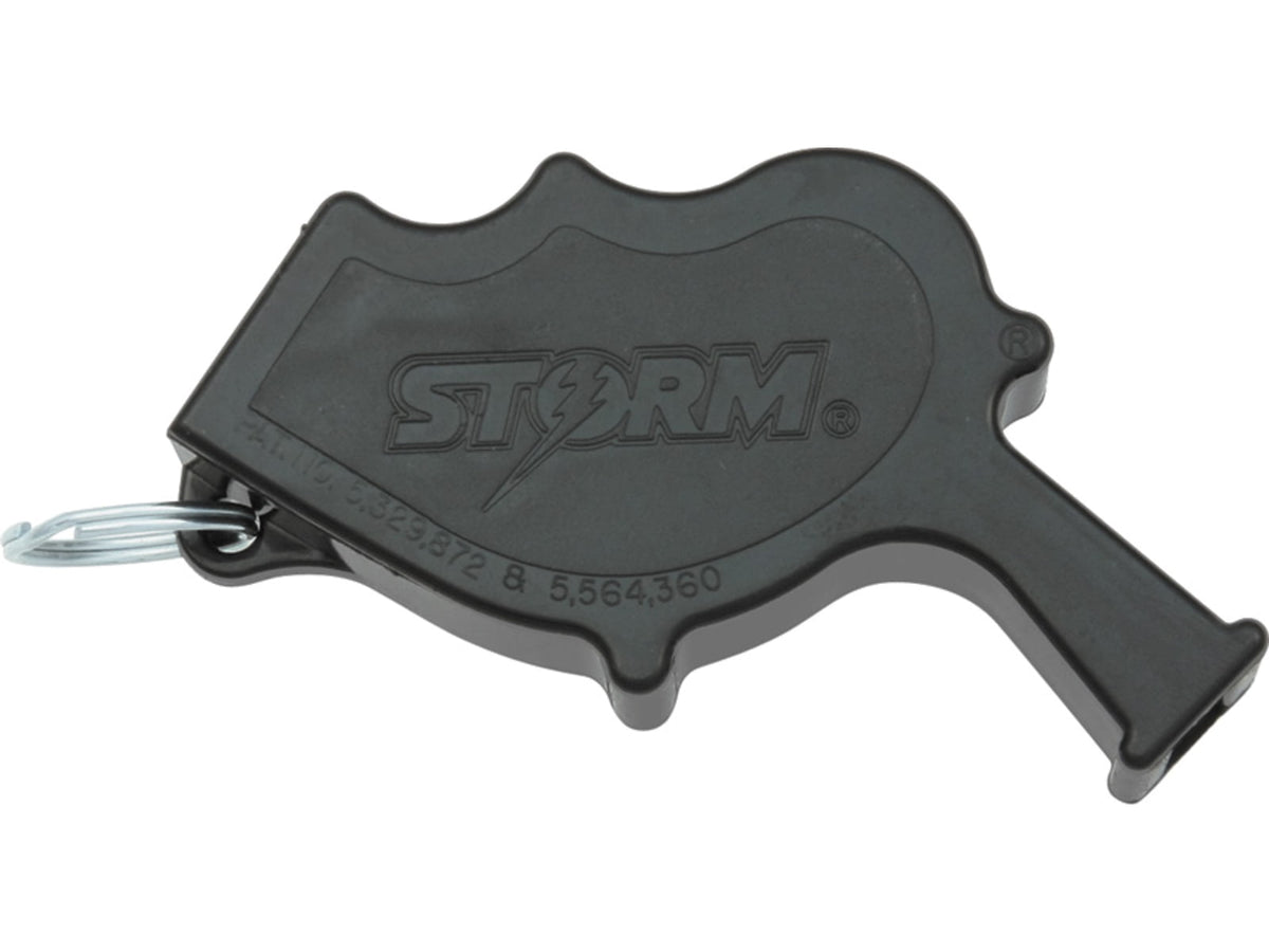 All Weather Safety Whistle Storm Safety Whistle. Black AW1BK
