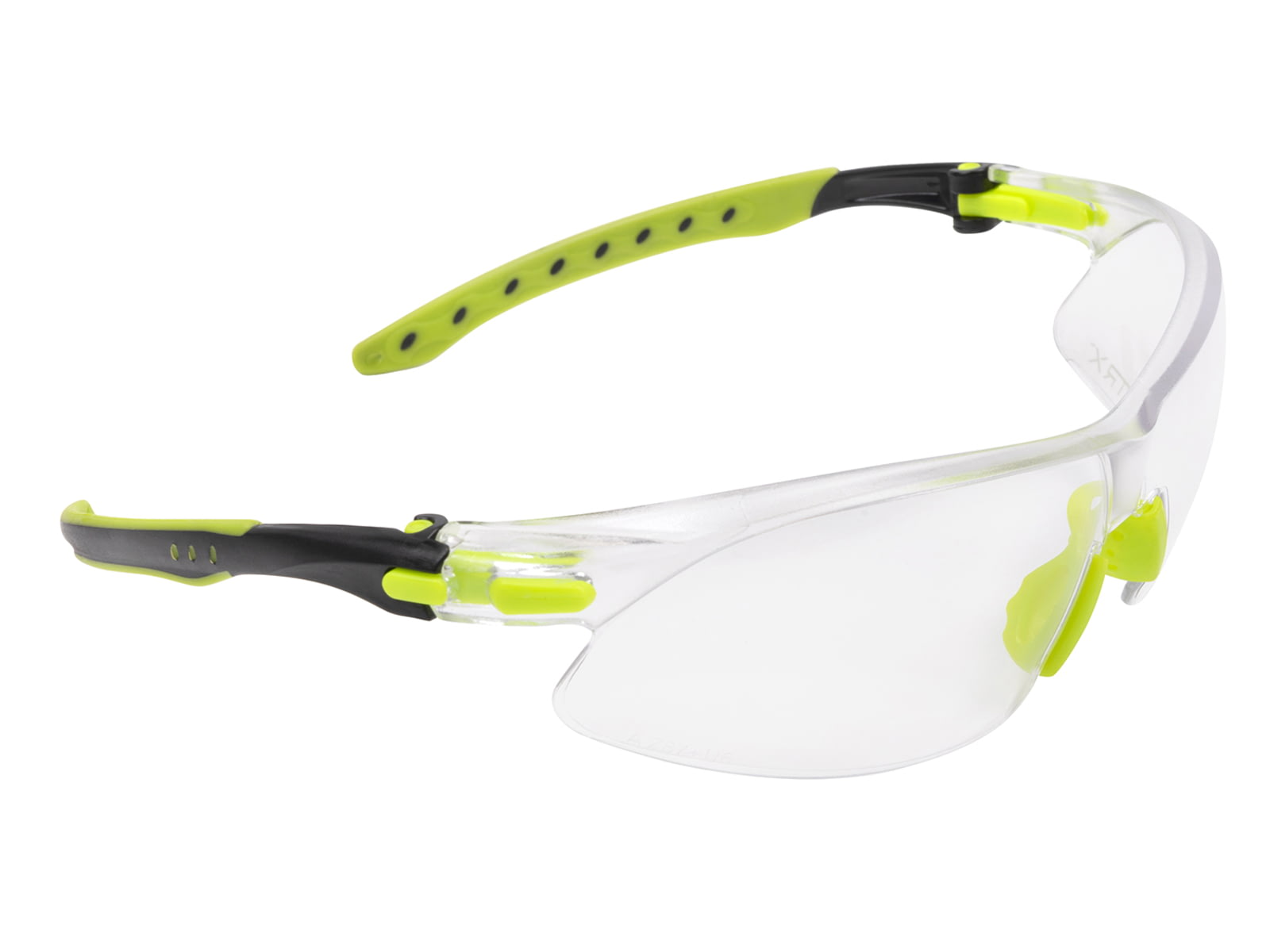 Allen ULTRX Youth Keen Safety Glasses Lime Green Frame Clear Lens 4140