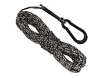 Allen Reflective Hoist Rope 25'Feet Long Black 7248