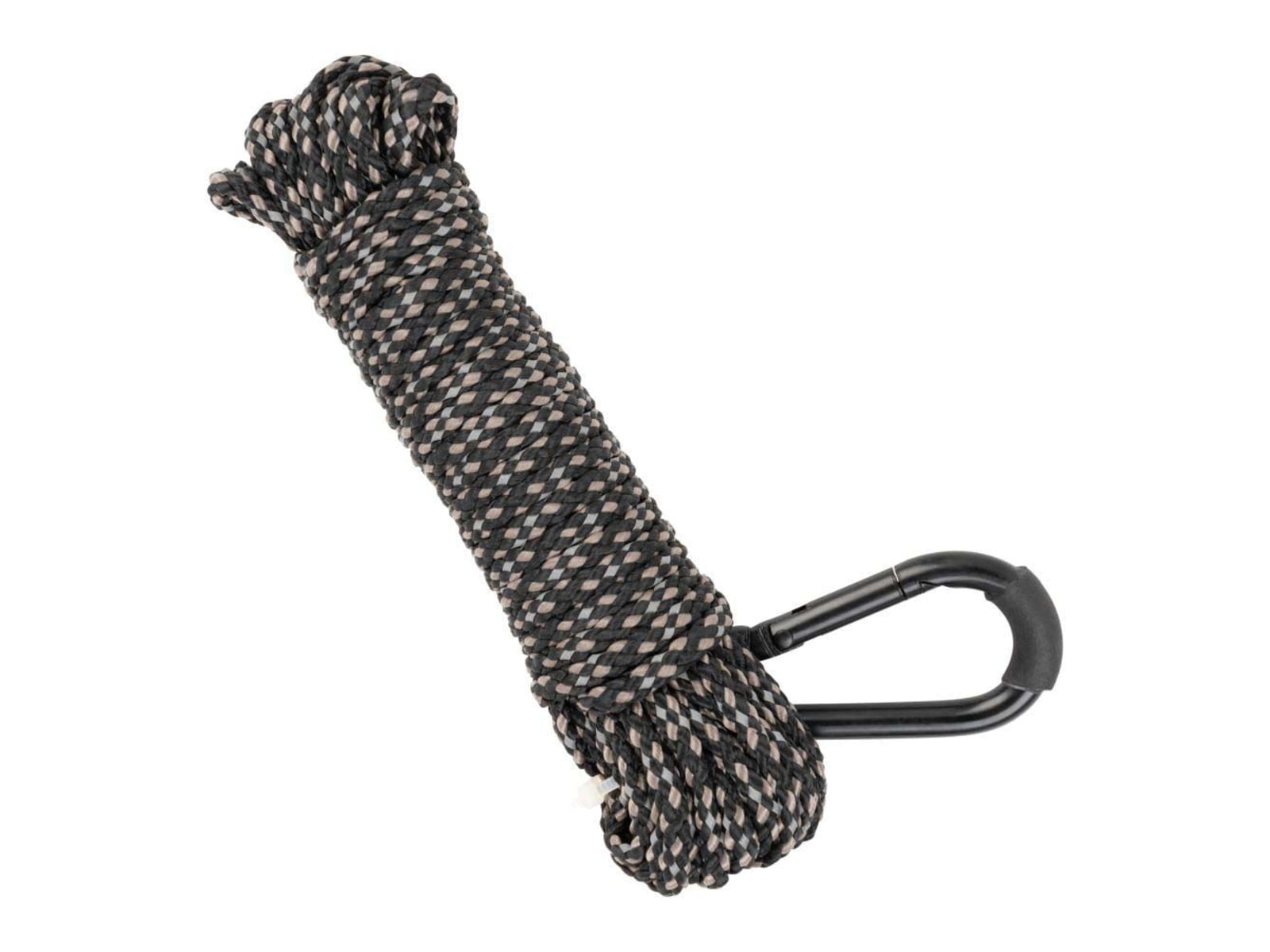 Allen Reflective Hoist Rope 25'Feet Long Black 7248